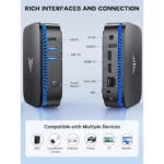 ACEMAGIC - AK1 Mini Pc N95 16GB RAM 512GB - Black - Image 7