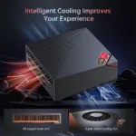 ACEMAGIC - AM06 Pro Mini PC AMD Ryzen 7 7730U 32GB RAM 1TB SSD - Black - Image 2