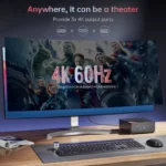 ACEMAGIC - AM06 Pro Mini PC AMD Ryzen 7 7730U 32GB RAM 1TB SSD - Black - Image 3