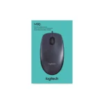Logitech - M90 Corded Mouse - Black - Image 4