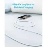 Anker - USB-A to USB-C - 6ft - Black - Image 3