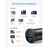 Anker Car Charger 30W 2 Ports Black - Image 2