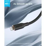 Anker - USB-A to Lighting Cable 3ft - Black - Image 2