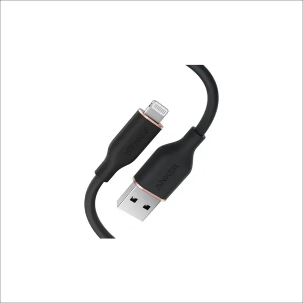 Anker - USB-A to Lighting Cable 3ft - Black