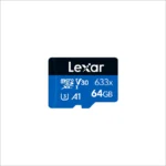 Lexar - Micro SD Card 64GB - Black Blue