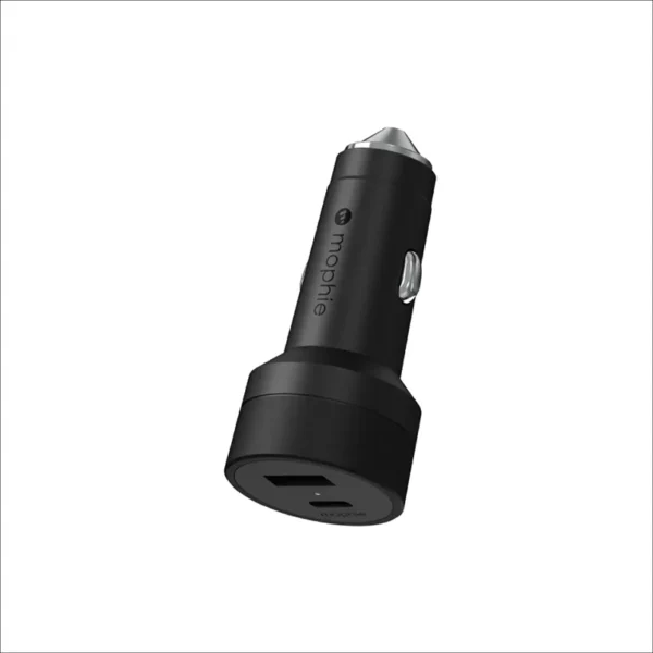 Mophie - 42W Car Charger - Dual Port - Black