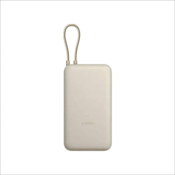 Xiaomi - 33W Power Bank 20000mAh Integrated Cable -White