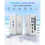 NipoGi - P2 Mini PC Ryzen 3 4300U 16GB 512GB - Silver - Image 4