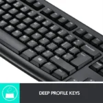 Logitech - MK270 Wireless Keyboard With Mouse Combo Arabic and English - Image 2