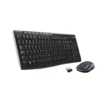 Logitech - MK270 Wireless Keyboard With Mouse Combo Arabic and English